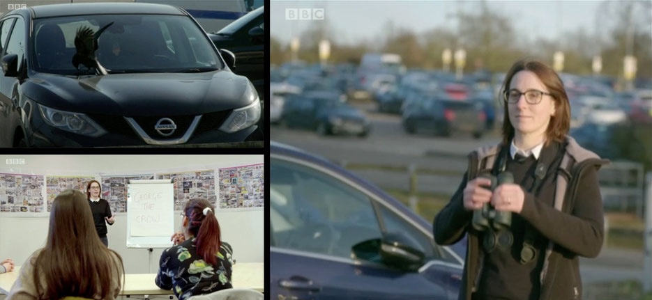 screenshots from the BBC One Show episode featuring Claudia Wascher
